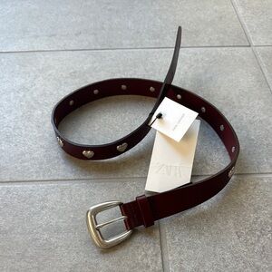 Zara Women's Burgundy Belt